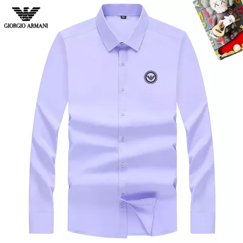 Armani Shirts Long Sleeved For Unisex #1364700 $40.00 USD, Wholesale Replica Armani Shirts