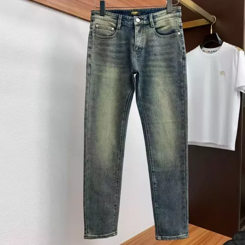 Replica Fendi Jeans For Men #1364796 $52.00 USD for Wholesale