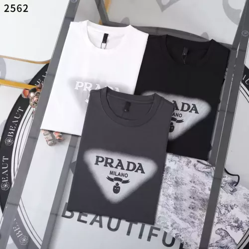 Replica Prada T-Shirts Long Sleeved For Men #1364820 $38.00 USD for Wholesale