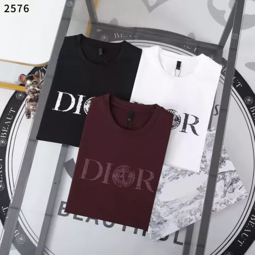 Replica Christian Dior T-Shirts Long Sleeved For Men #1364836 $38.00 USD for Wholesale