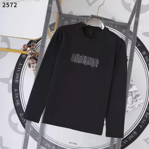 Prada T-Shirts Long Sleeved For Men #1364862 $38.00 USD, Wholesale Replica Prada T-Shirts