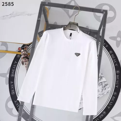 Prada T-Shirts Long Sleeved For Men #1364864 $38.00 USD, Wholesale Replica Prada T-Shirts