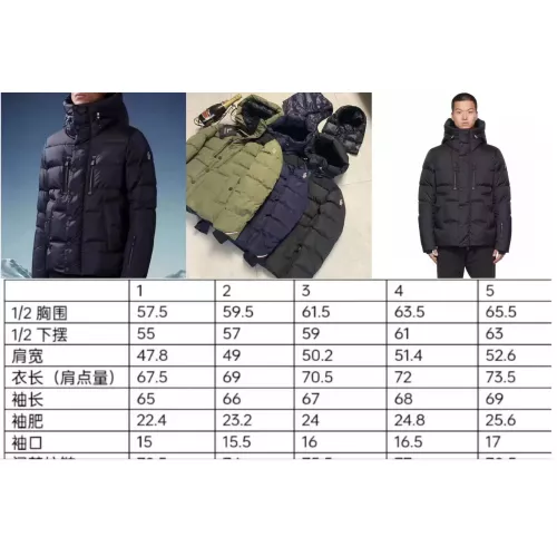 Replica Moncler Down Feather Coat Long Sleeved For Men #1365007 $185.00 USD for Wholesale