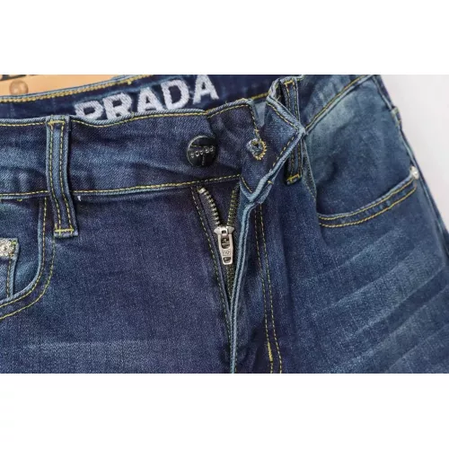 Replica Prada Jeans For Men #1365027 $48.00 USD for Wholesale