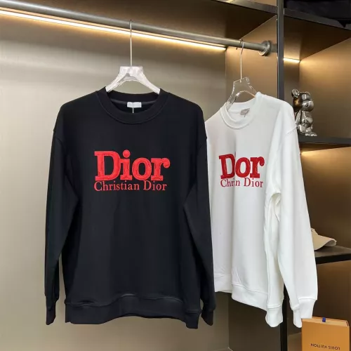 Replica Christian Dior Hoodies Long Sleeved For Unisex #1365067 $45.00 USD for Wholesale