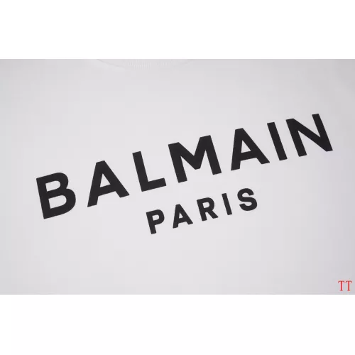 Replica Balmain Hoodies Long Sleeved For Men #1365081 $39.00 USD for Wholesale