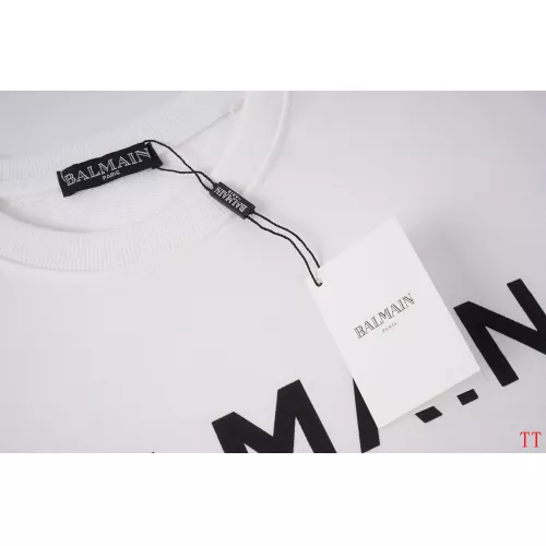 Replica Balmain Hoodies Long Sleeved For Men #1365081 $39.00 USD for Wholesale