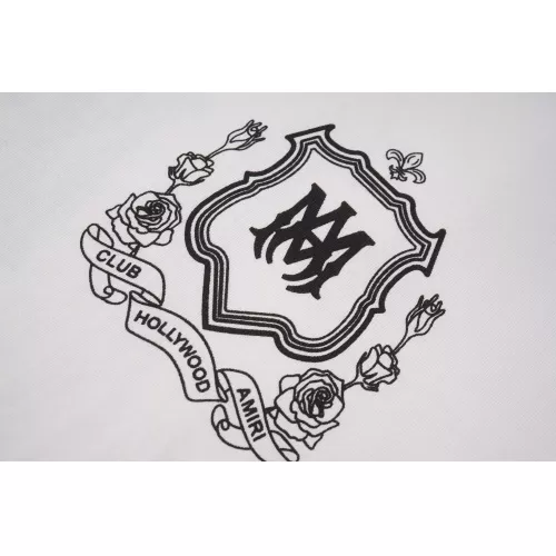 Replica Amiri T-Shirts Short Sleeved For Unisex #1365282 $32.00 USD for Wholesale