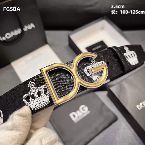 Replica Dolce & Gabbana D&G AAA Quality Belts For Men #1365326 $82.00 USD for Wholesale