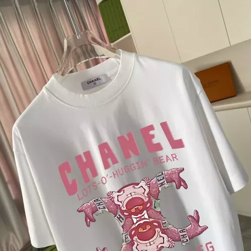 Replica Chanel T-Shirts Short Sleeved For Unisex #1365350 $42.00 USD for Wholesale
