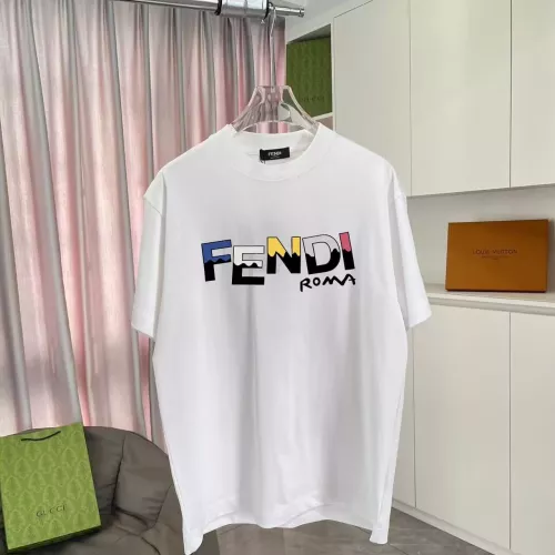 Fendi T-Shirts Short Sleeved For Unisex #1365377 $42.00 USD, Wholesale Replica Fendi T-Shirts