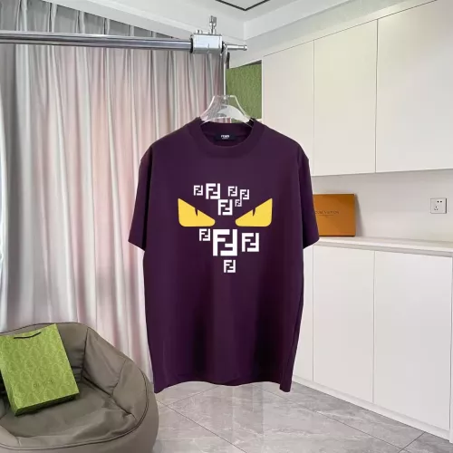 Fendi T-Shirts Short Sleeved For Unisex #1365382 $42.00 USD, Wholesale Replica Fendi T-Shirts