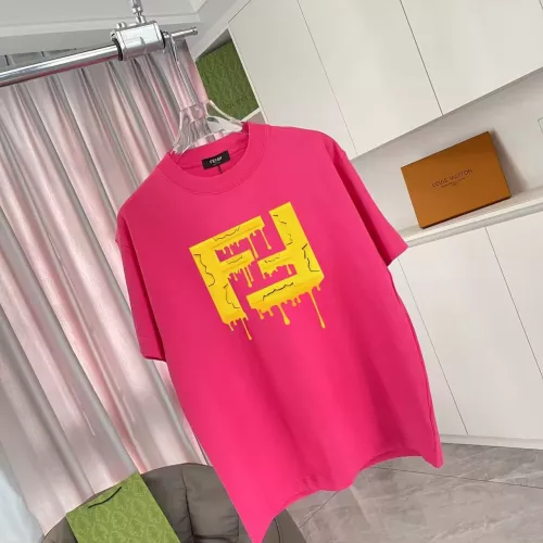 Fendi T-Shirts Short Sleeved For Unisex #1365386 $42.00 USD, Wholesale Replica Fendi T-Shirts