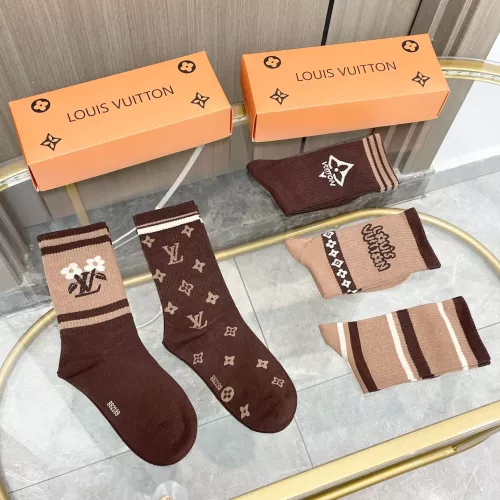 Replica Louis Vuitton LV Socks #1365545 $29.00 USD for Wholesale