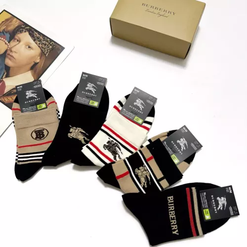 Replica Burberry Socks #1365553 $27.00 USD for Wholesale