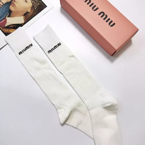 Replica MIU MIU Socks #1365566 $29.00 USD for Wholesale