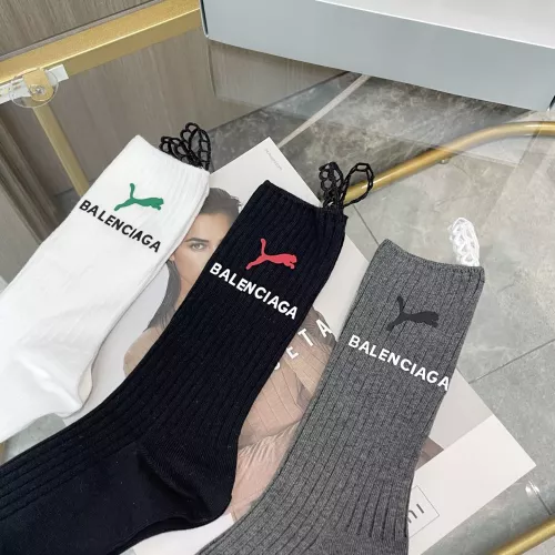 Replica Balenciaga Socks #1365595 $34.00 USD for Wholesale