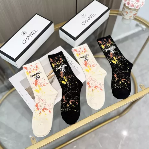 Replica Chanel Socks #1365597 $38.00 USD for Wholesale