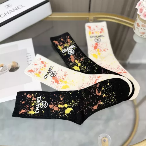 Replica Chanel Socks #1365597 $38.00 USD for Wholesale