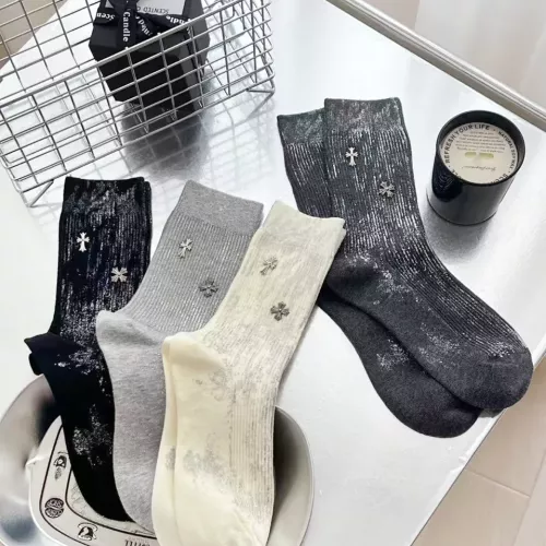 Replica Chrome Hearts Socks #1365598 $38.00 USD for Wholesale