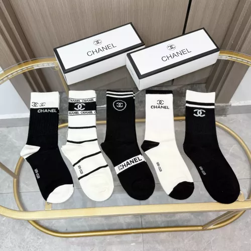 Replica Chanel Socks #1365605 $27.00 USD for Wholesale