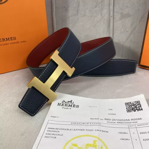 Replica Hermes AAA Quality Belts For Men #1365635 $64.00 USD for Wholesale