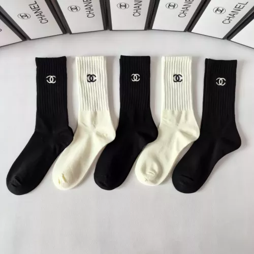 Replica Chanel Socks #1365648 $29.00 USD for Wholesale