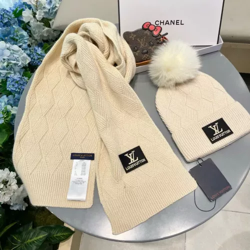 Replica Louis Vuitton LV Hat and Scarf Set #1365665 $64.00 USD for Wholesale