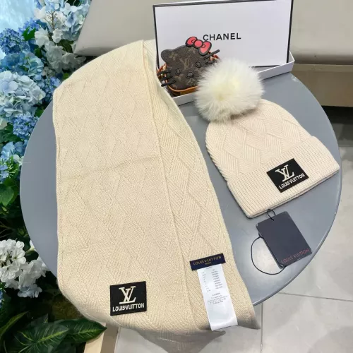 Replica Louis Vuitton LV Hat and Scarf Set #1365665 $64.00 USD for Wholesale