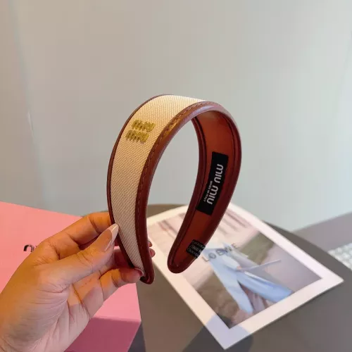 MIU MIU Headband For Women #1365728 $27.00 USD, Wholesale Replica MIU MIU Headband