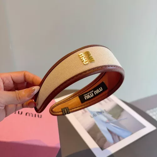 Replica MIU MIU Headband For Women #1365728 $27.00 USD for Wholesale