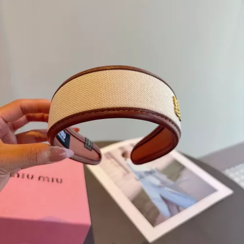 Replica MIU MIU Headband For Women #1365728 $27.00 USD for Wholesale