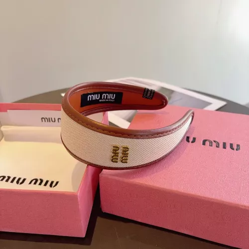 Replica MIU MIU Headband For Women #1365728 $27.00 USD for Wholesale