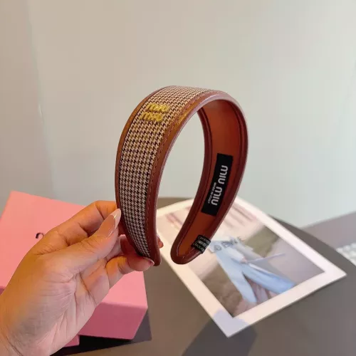 MIU MIU Headband For Women #1365729 $27.00 USD, Wholesale Replica MIU MIU Headband