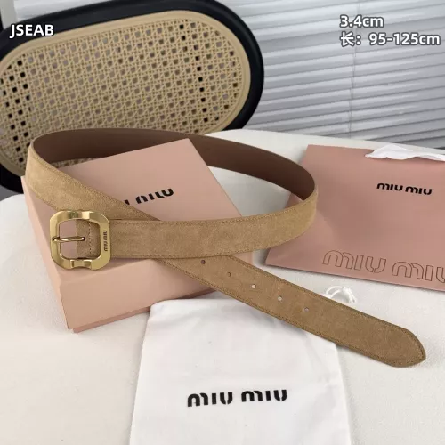 Replica MIU MIU AAA Quality Belts For Unisex #1365743 $48.00 USD for Wholesale