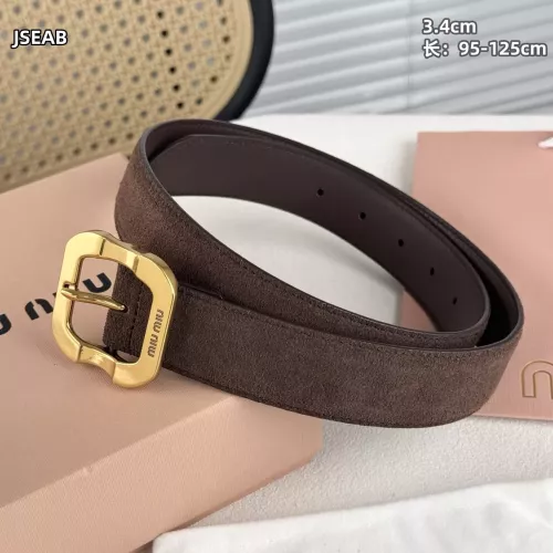 Replica MIU MIU AAA Quality Belts For Unisex #1365744 $48.00 USD for Wholesale