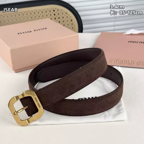 Replica MIU MIU AAA Quality Belts For Unisex #1365744 $48.00 USD for Wholesale
