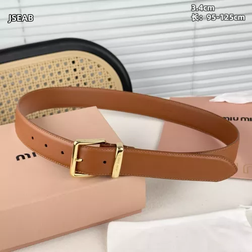 Replica MIU MIU AAA Quality Belts For Unisex #1365751 $48.00 USD for Wholesale