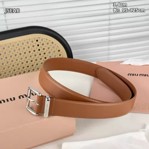 Replica MIU MIU AAA Quality Belts For Unisex #1365752 $48.00 USD for Wholesale