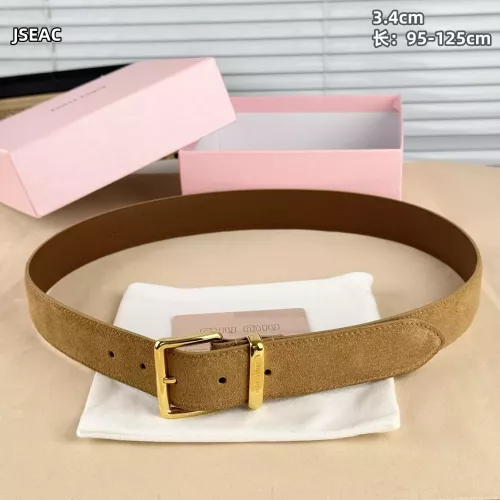 Replica MIU MIU AAA Quality Belts For Unisex #1365757 $52.00 USD for Wholesale