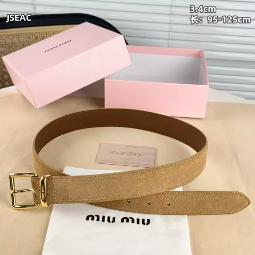 Replica MIU MIU AAA Quality Belts For Unisex #1365757 $52.00 USD for Wholesale