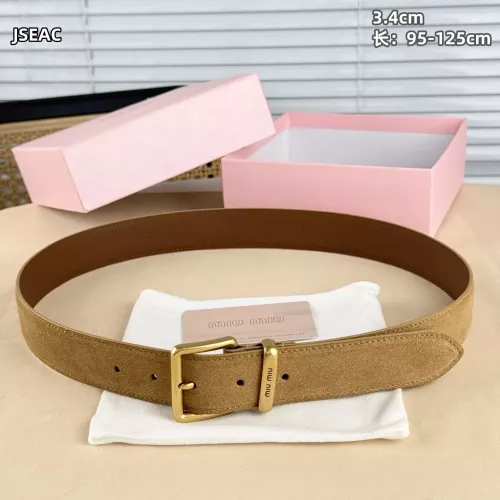 Replica MIU MIU AAA Quality Belts For Unisex #1365758 $52.00 USD for Wholesale