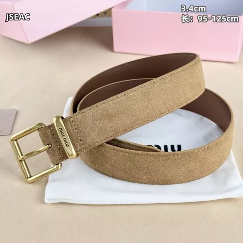 Replica MIU MIU AAA Quality Belts For Unisex #1365758 $52.00 USD for Wholesale