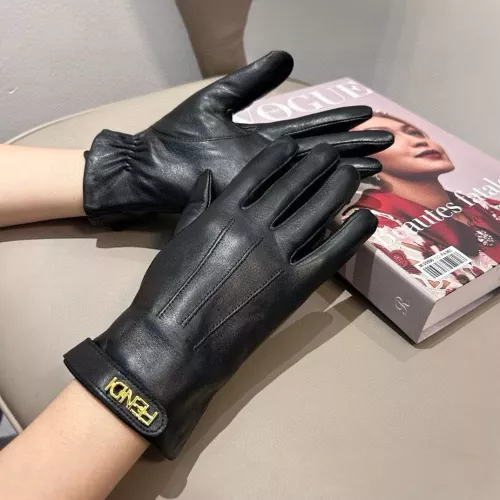 Replica Fendi Gloves For Women #1365785 $52.00 USD for Wholesale