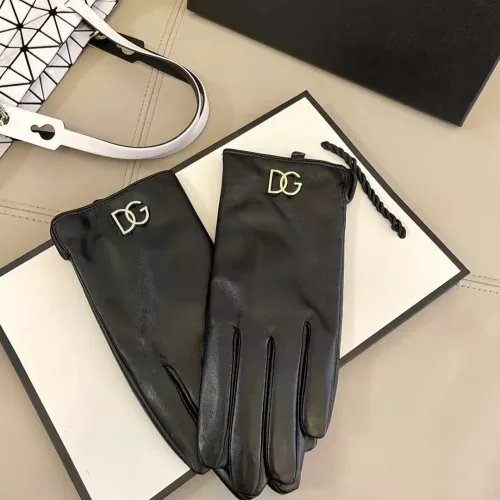 Replica Dolce & Gabbana Gloves For Women #1365810 $45.00 USD for Wholesale