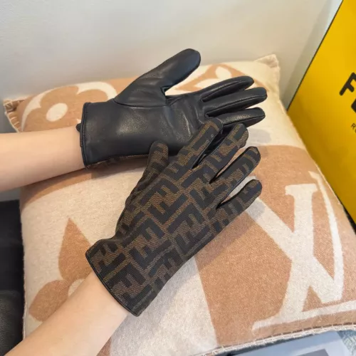 Replica Fendi Gloves For Women #1365832 $42.00 USD for Wholesale