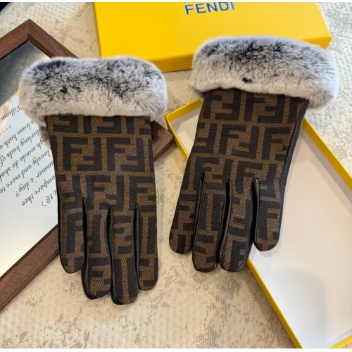 Replica Fendi Gloves For Women #1365835 $42.00 USD for Wholesale