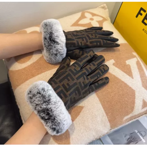 Replica Fendi Gloves For Women #1365835 $42.00 USD for Wholesale