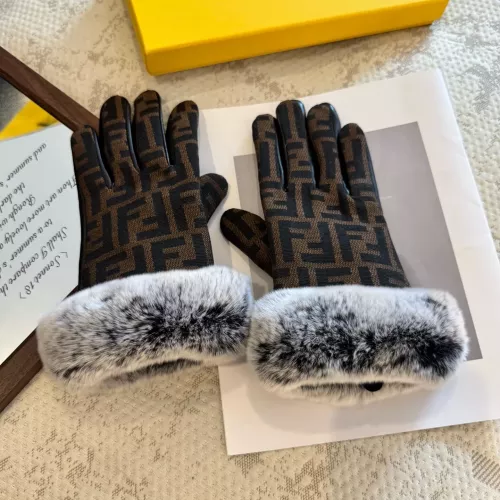 Replica Fendi Gloves For Women #1365835 $42.00 USD for Wholesale