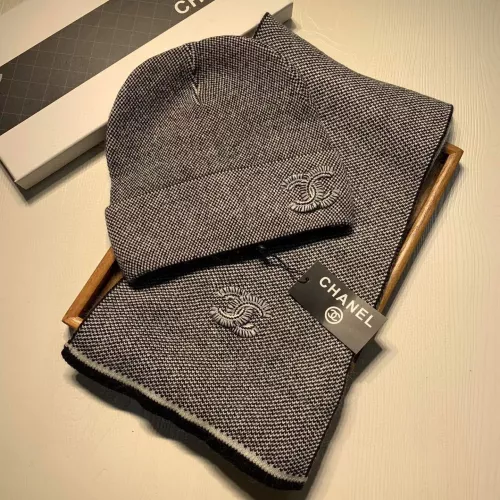 Replica Chanel Hat and Scarf Set #1365919 $52.00 USD for Wholesale